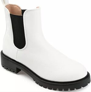 UNIONBAY White Combat & Moto Boots